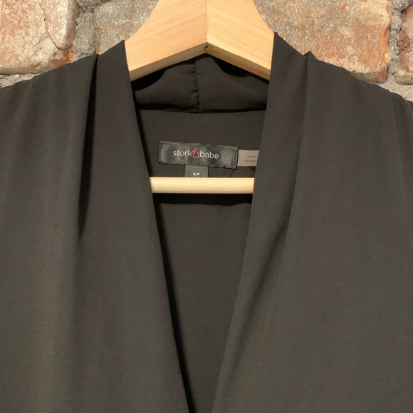 Stork & Babe maternity black dress - Picture 4 of 5